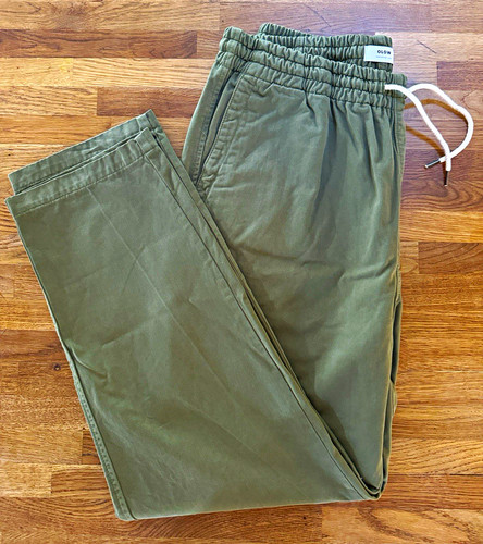 Olow men green cotton - men's,