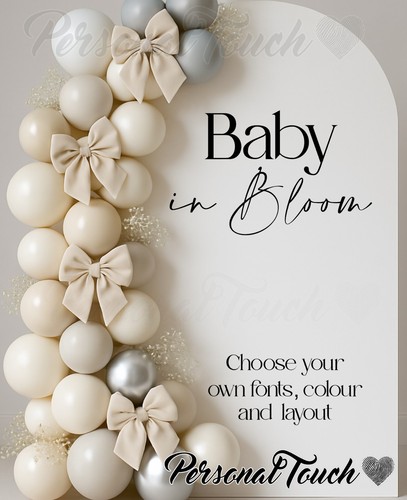Personalised baby bloom - baby,