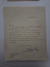 Winston Churchill Autograph