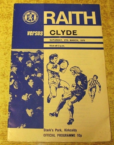 Raith rovers programmes - rovers,