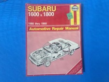 Haynes 681 - Subaru 1600 &
