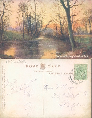 The river roding - river, park