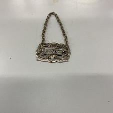 Vintage whisky Decanter Label