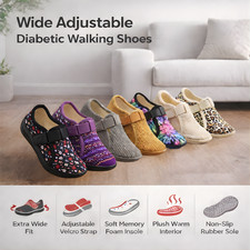 Women Wide Diabetic Shoes