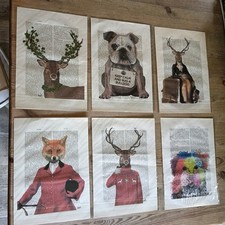 Genuine Book Page Prints X6