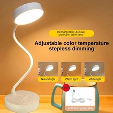 LED Daylight Desk Lamp Adjustable Craft Task Reading Office Light Dimmable USB