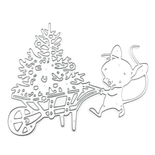 Christmas tree metal - tree, cutting