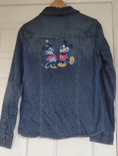 Next ladies denim - shirt, mickey