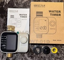 Unistyle Water Timer, Digital Garden Hose Water Timer for Sprinkler & Irrigation