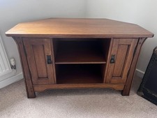 Rossmore by Sherry legacy oak wooden TV cabinet corner unit COLLECT STROUD