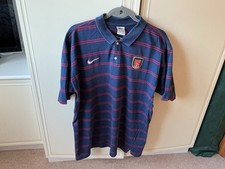 Arsenal 90s Polo Shirt Nike Vintage Men’s Size Large