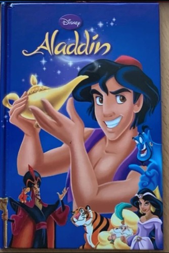 Disney aladdin book - disney, reading