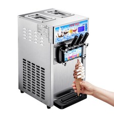 3 Flavors Steel Soft Serve Ice