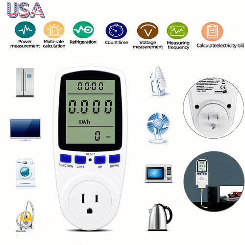 Lcd power meter - meter, consumption