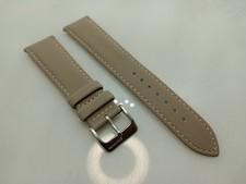 New Zuludiver 21mm Beige Brown Sailcloth Quick Release Padded Watch Strap 6A405