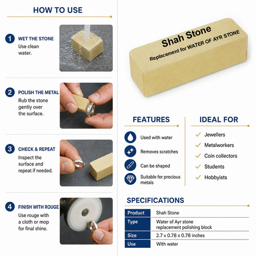 Shah stone polishing block for - stone,