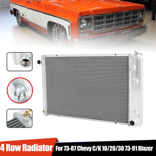 716 row aluminum radiator - 4-row,