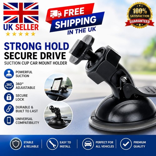 Universal car dash cam - cam, suction