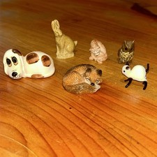 6 Ceramic Animals Klima Fox &
