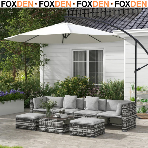 Piece rattan garden - 7,