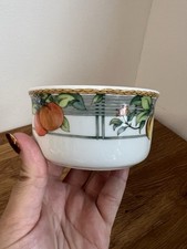 Wedgewood Eden Ramekin Dish Bowl Fruit Floral Basket Cottagecore Bone China