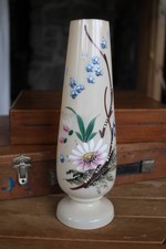 Antique Milk Glass Stem Vase