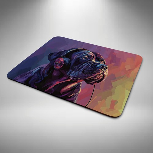 Neapolitan mastiff mouse mat - mastiff,