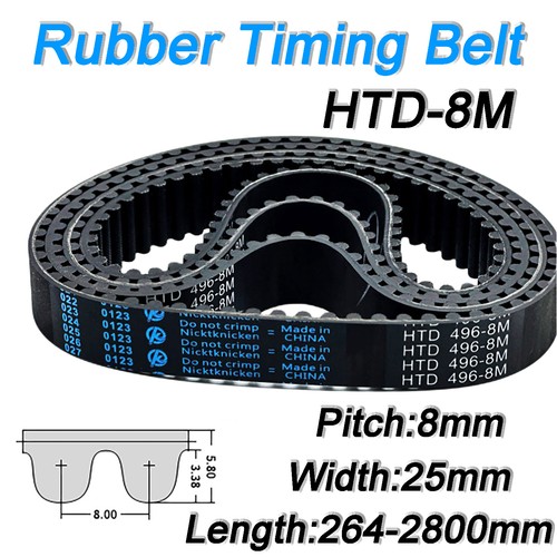 Htd 25mm open timing - htd-8m-25mm,