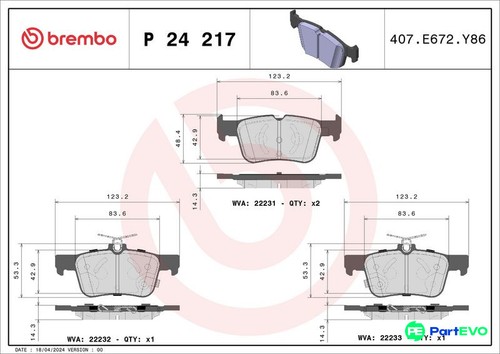 Brembo disc brake - brembo, pad