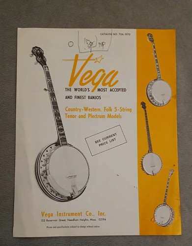 Original vintage vega banjo - vintage,