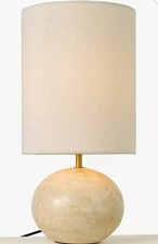 John Lewis Travertine Pebble Table Lamp,
