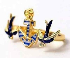 Swallows ring anchor old - swallows,