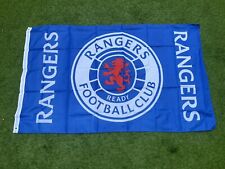 Official Glasgow Rangers FC 5x3 Ft Flag Crest Badge BNWT RRP £15