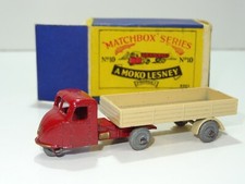 lesney matchbox 10 SCAMMELL  MECHANICAL HORSE & TRAILER 75mm - B TYPE BOX