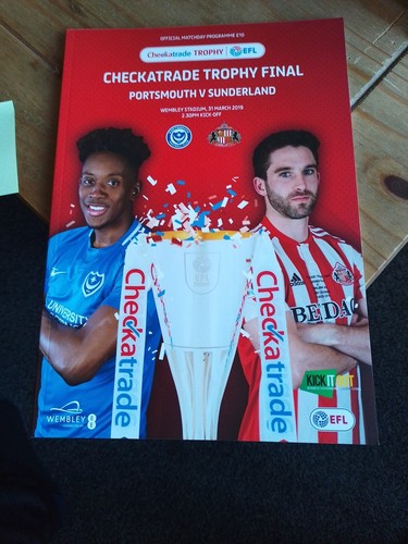 Checkatrade trophy final 2019 - trophy,