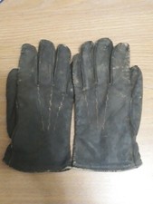USN USMC USAF Winter Pilot or Aircrew Leather Gloves with fur lining