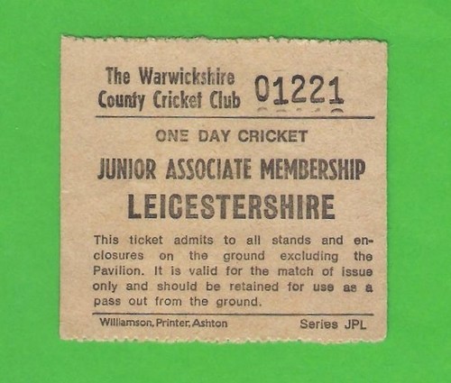 Warwickshire county cricket - warwickshire,