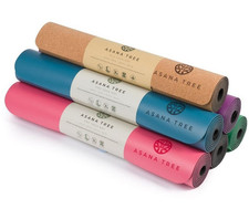 Asana Tree Premium Wide Pilates Mats 185x68x0.4cm Eco Friendly Non Slip Yoga Mat