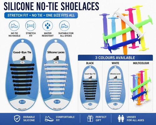 Elastic tie shoe laces - no,