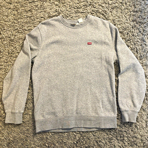 Levi men grey crew - men's,