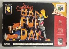 Conker's Bad Fur Day - Nintendo 64 N64 Complete in Box CIB Authentic Tested