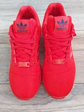 adidas Torsion ZX Flux Unisex Trainers Size 5.5  Candy Apple Red Used Excellent
