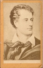 CDV ENGLISH ROMANTIC POET LORD