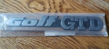 VW Golf MK3 GTD Rear Badge Boot Tailgate Genuine New Genuine OEM VW Part