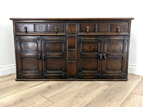 Sideboard vintage dark - dark, oak