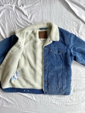 Levi’s Blue Corduroy Sherpa
