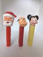 Pez Dispensers Vintage X3 No