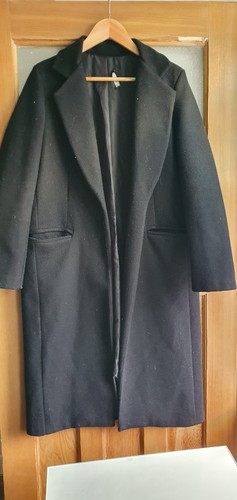 Boohoo black duster coat - duster,