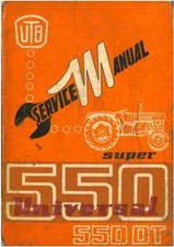 Universal UTB Tractor 550 Super Workshop Service Manual - other Super Models