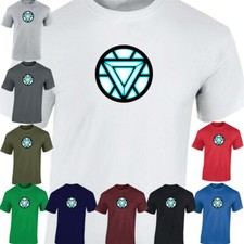 Iron Man Arc Reactor Men Kids T Shirt Marvel Love Inspired Top Cool Gift Wear